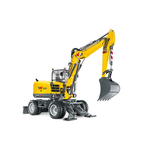 Grävmaskin hjulburen 10 000 kg