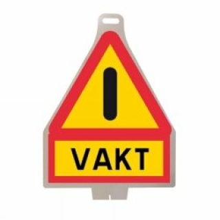 Vägskylt A40 +Vakt