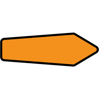 Vägskylt F24 Omledningstavla Klass:3F