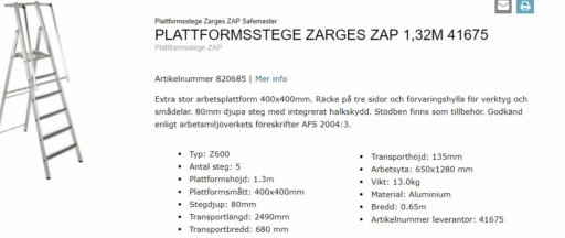 Plattformsstege 4 steg - Bild 2