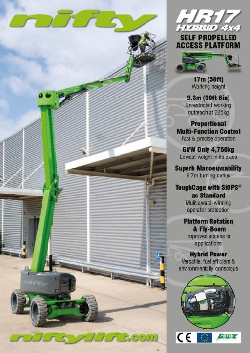 Vikbomlift Nifty HR 17 4x4