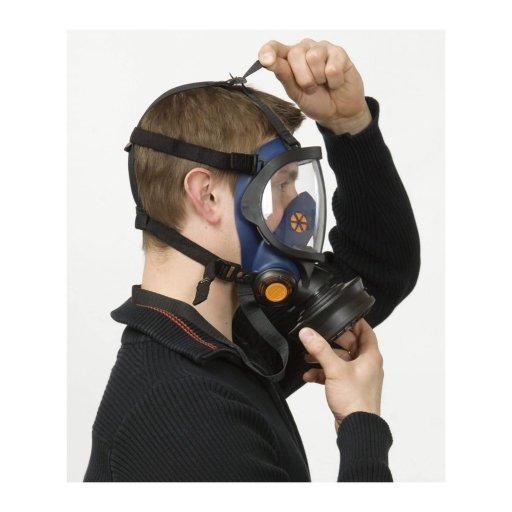 Andningsskydd helmask tryckluftsmatad