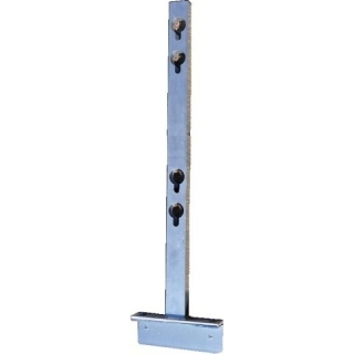 Skyltstolpe till gummifot